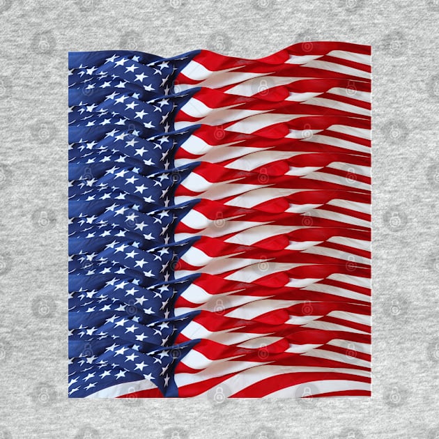 AMERICAN FLAG USA PATRIOT JULY 4TH CELEBRATION by KutieKoot T's